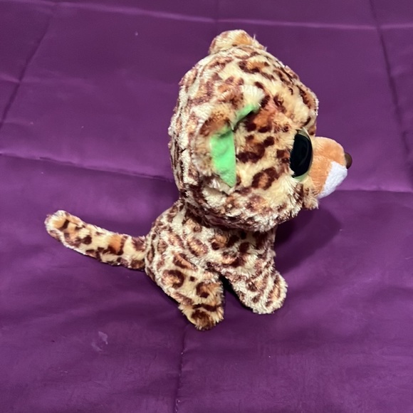 TY Beanie Boos - SPECKLES the Leopard (Glitter Eyes) (Regular Size - 6 inch) - Picture 4 of 11